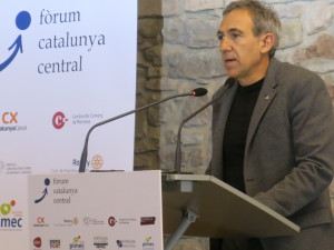 El president de Promineria, Esteve Pintó, durant la seva intervenció al 13è Fòrum de la Catalunya Central.